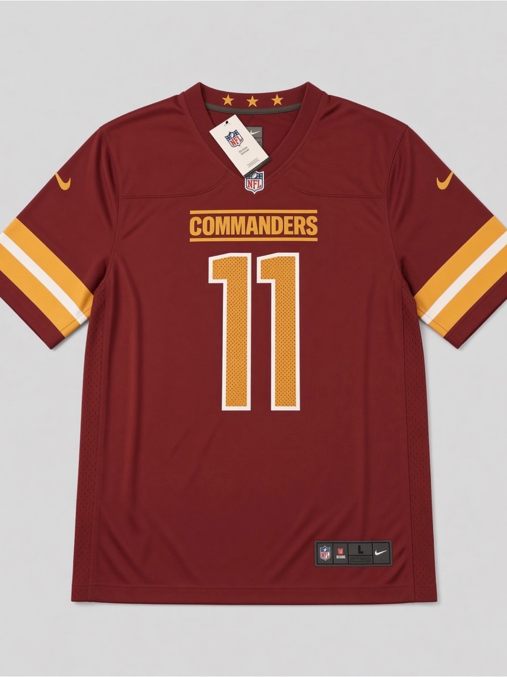 Carson Wentz Nike Washington Commanders NFL jersey NEW w tags men's large